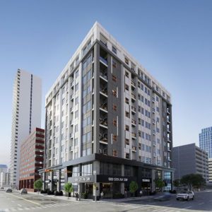The Cornerstone at 909 Fifth Ave. S.W. is the first office-to-residential conversion property to be completed in Calgary, Canada