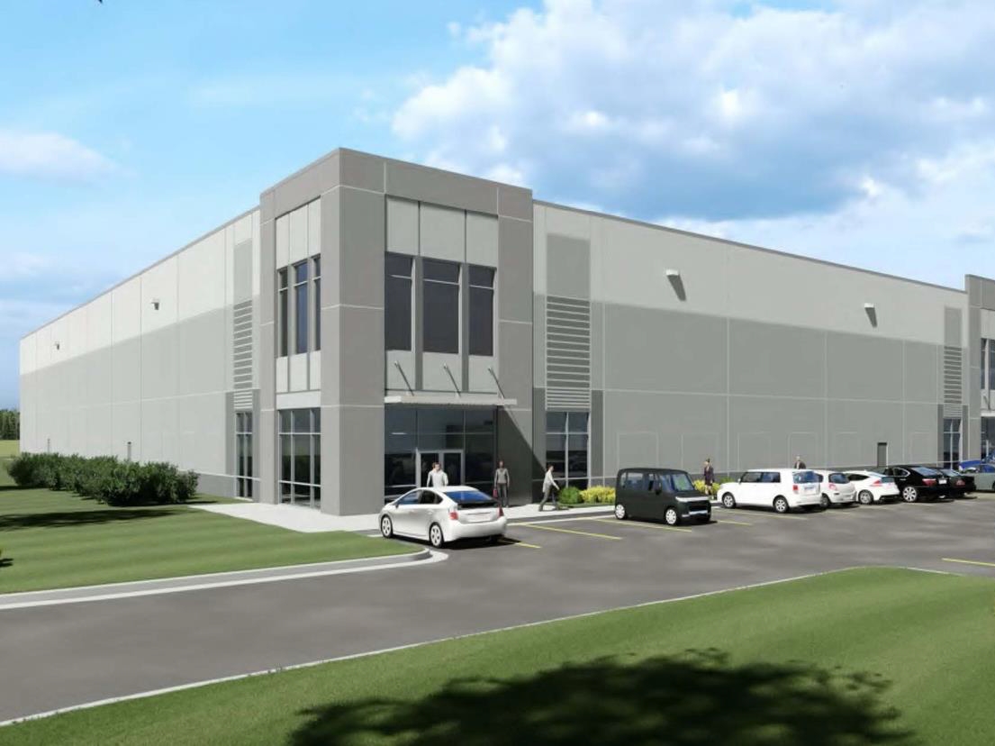Rendering of the upcoming 337,000-square-foot facility in Jacksonville, Fla.