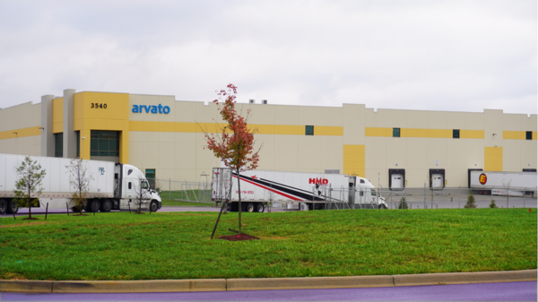 Arvato's new warehouse in Shepherdsville, Ky.