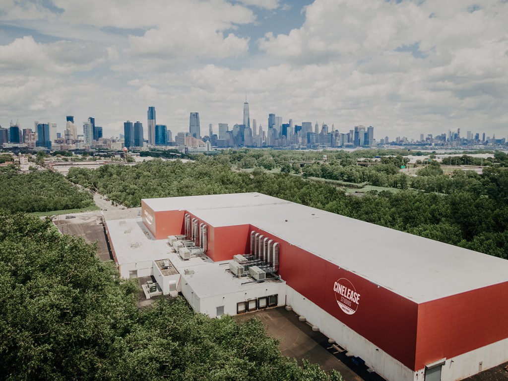 The recently completed 
Cinelease Studios in Jersey City, N.J., is symbolic of the growth of studio operations in the Garden State, which is rich in technical talent and offers a generous film tax credit program, according to CBRE. Image courtesy of REBEL Media & Marketing