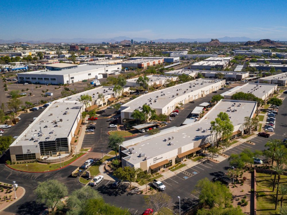 The industrial campus at 4050 E. Cotton Center in Phoenix.