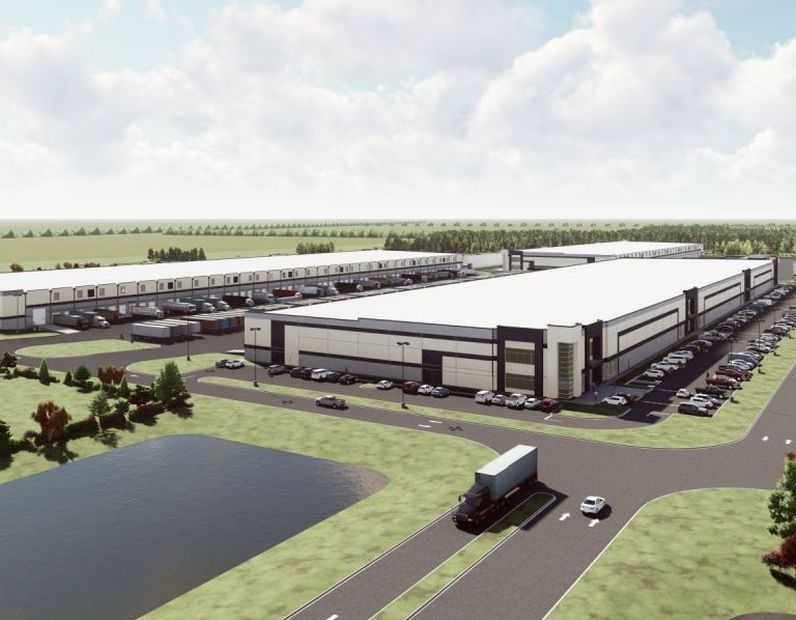 Clarion Partners and Seefried Industrial Properties started construction on Park 4 Logistics Center