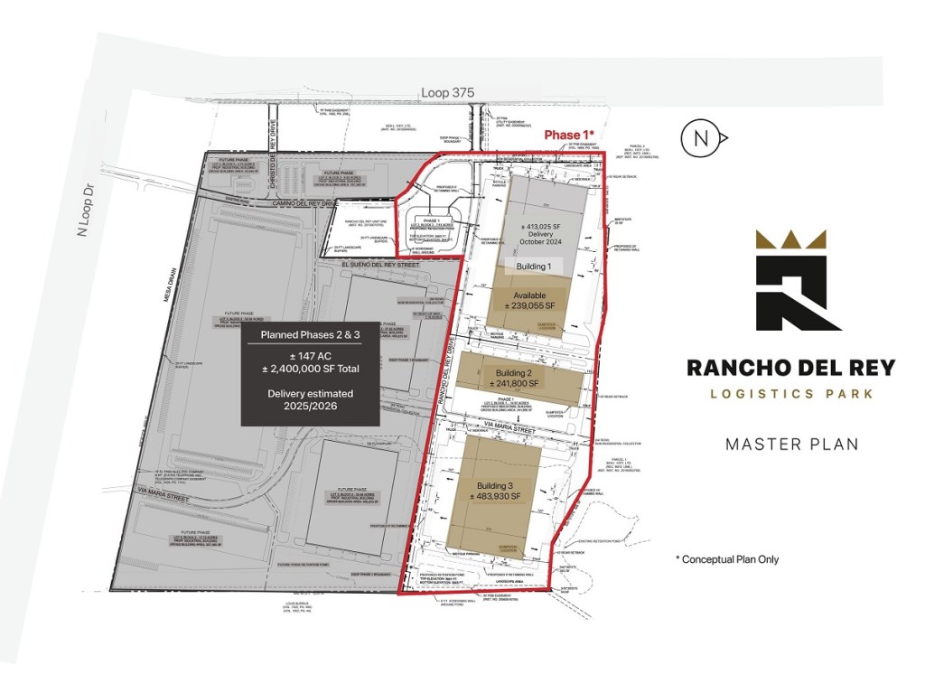 Rancho Del Rey master plan, an industrial hub in El Paso