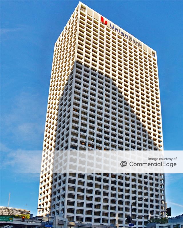 Union Bank Plaza. Image courtesy of CommercialEdge - Image used in Los Angeles Market Update