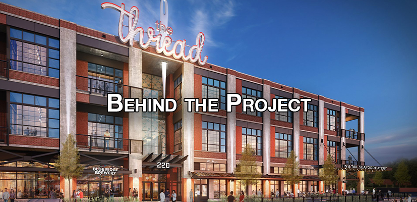 Rendering of the Thread, an upcoming mixed-use destination