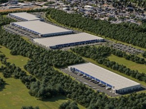 Bridge Point Tacoma, is a 2.5 million-square foot Class A logistics park situated on a 136-acre site off of Interstate 5