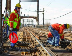 The Gateway Development Commission, put together in 2019 by the states of New York and New Jersey, is in charge of the Gateway Project, which includes portions that got funding through the 2021 bill. Above, several workers perform maintenance work on New Jersey's Portal Bridge. Image courtesy of the Gateway Development Commission