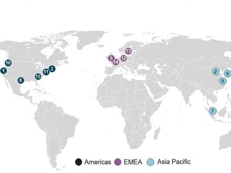 Top performing cities for innovation and talent, JLL Research