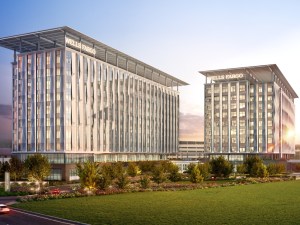 Future office campus at 401 W. Las Colinas Blvd. in Irving, Texas.