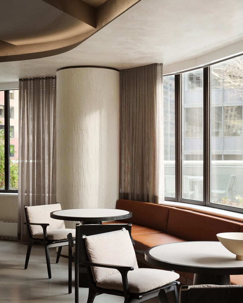 Crucial office design elements include comfort, light and air. Elements such as these have been proven to increase productivity and satisfaction. Image courtesy of Sage Realty Corp.