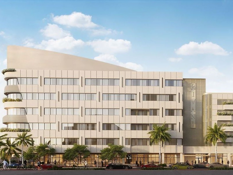 Black Lion Investment Group plans to transform The Lincoln at 1691 Michigan Ave. in Miami Beach, Fla., into Rivani, a luxury office destination.