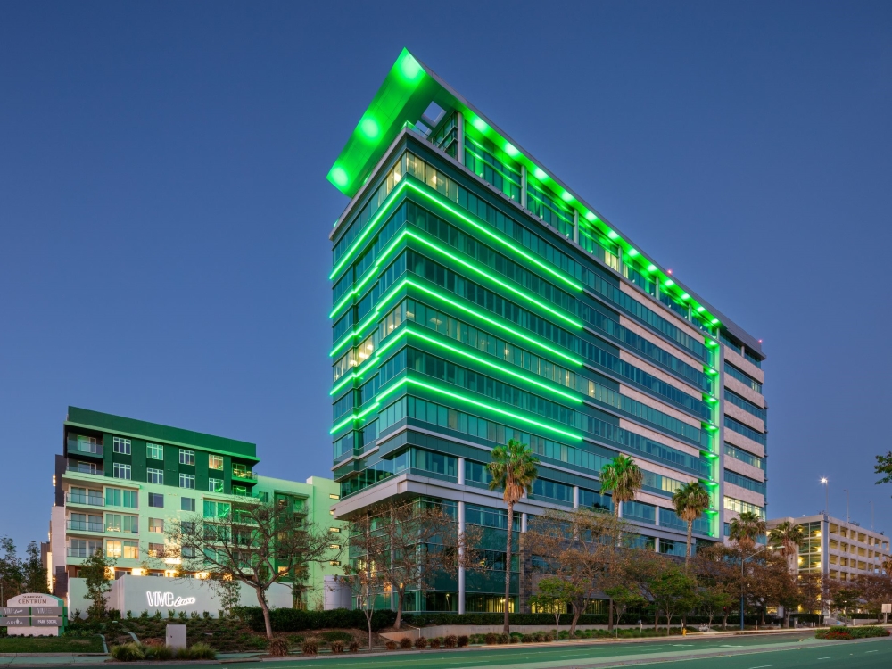 The office building at 8620 Spectrum Center Blvd. in San Diego.