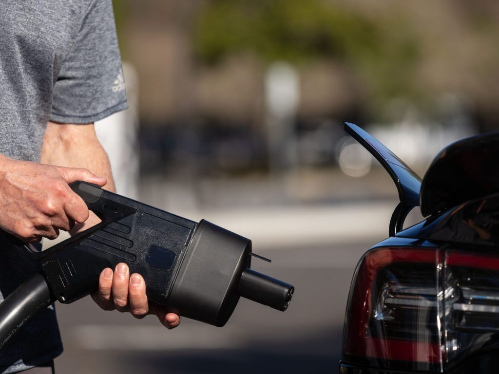 EV charging station. Image courtesy of CBRE