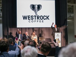 Grand opening of the Westrock Coffee facility in Conway, Ark.