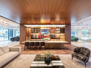 The Aston Martin flagship location in New York