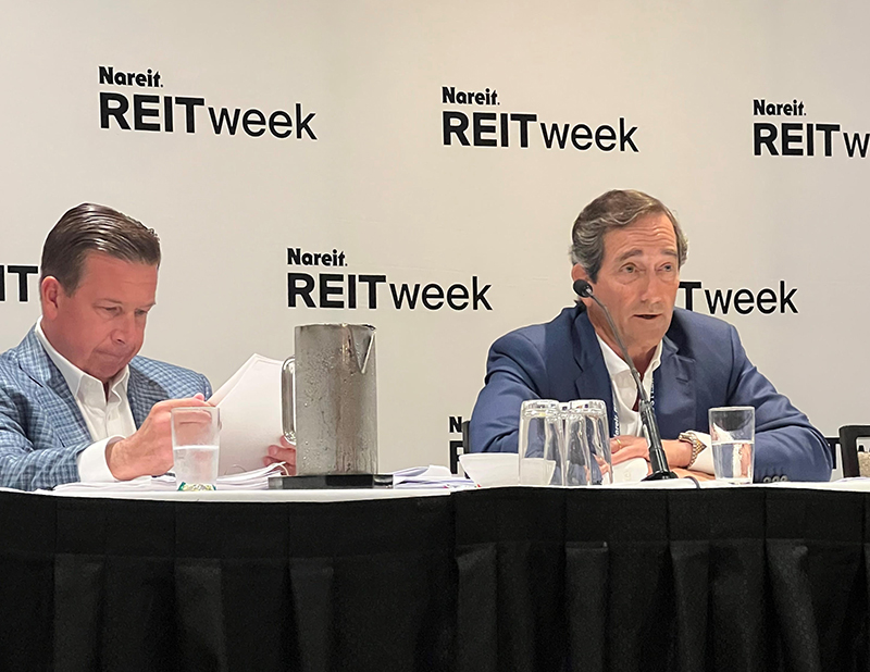 First Industrial Realty Trust CFO Scott Musil and Peter Baccile, president & CEO.