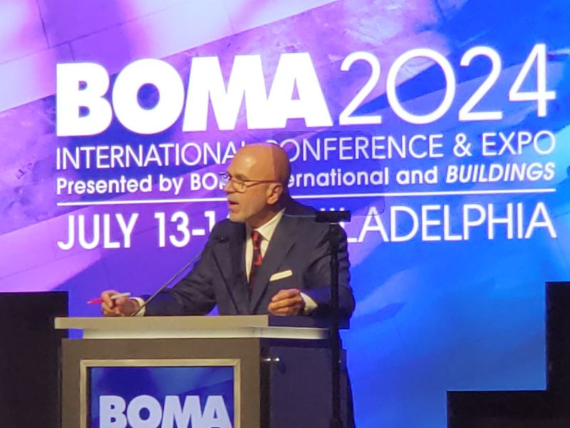 In his keynote address, Michael Smerconish made surprising connections between the decline of in-person office work and a variety of major challenges for American society