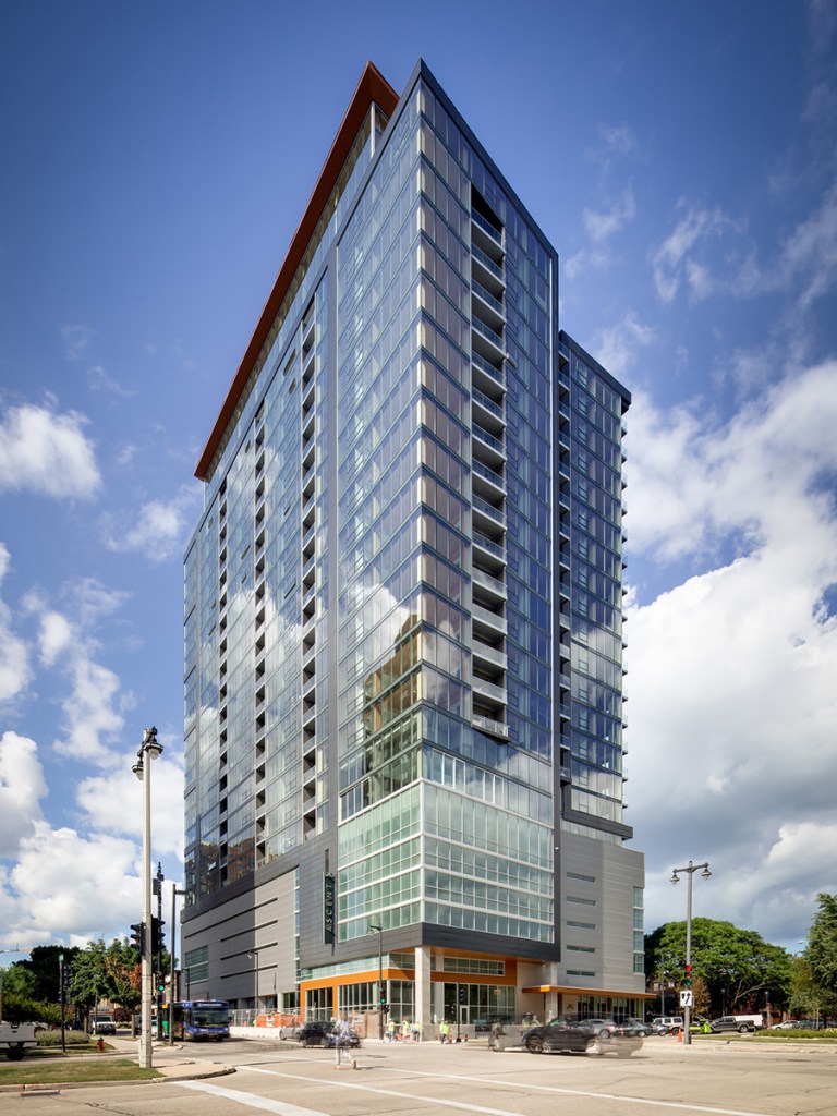 Ascent, a 25-story mixed-use residential tower in Milwaukee, became the world’s tallest mass timber building when it opened in 2022. the world’s tallest mass timber building.