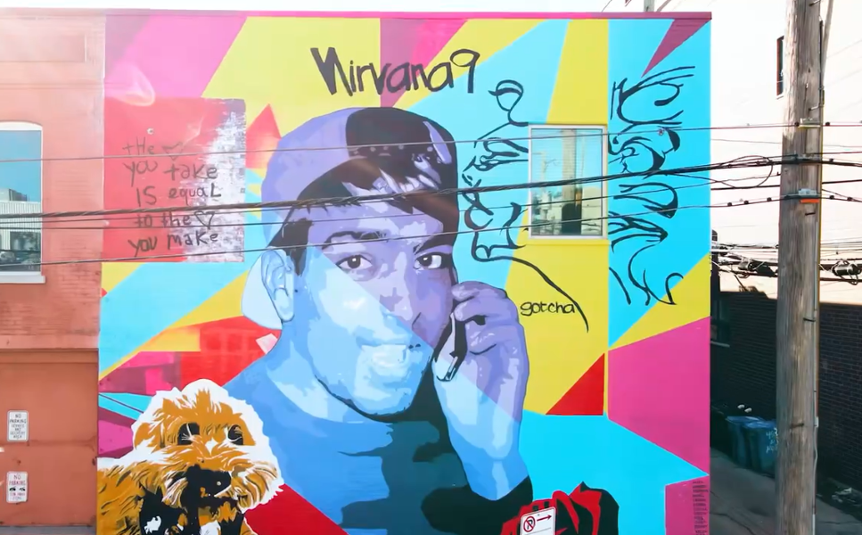 To honor her son, Akesh Yelavarthy, GI Stone President Sandya Dandamudi commissioned Cinque Smith and Gabriel Moskolis of Lymelite Studio to create a vibrant mural