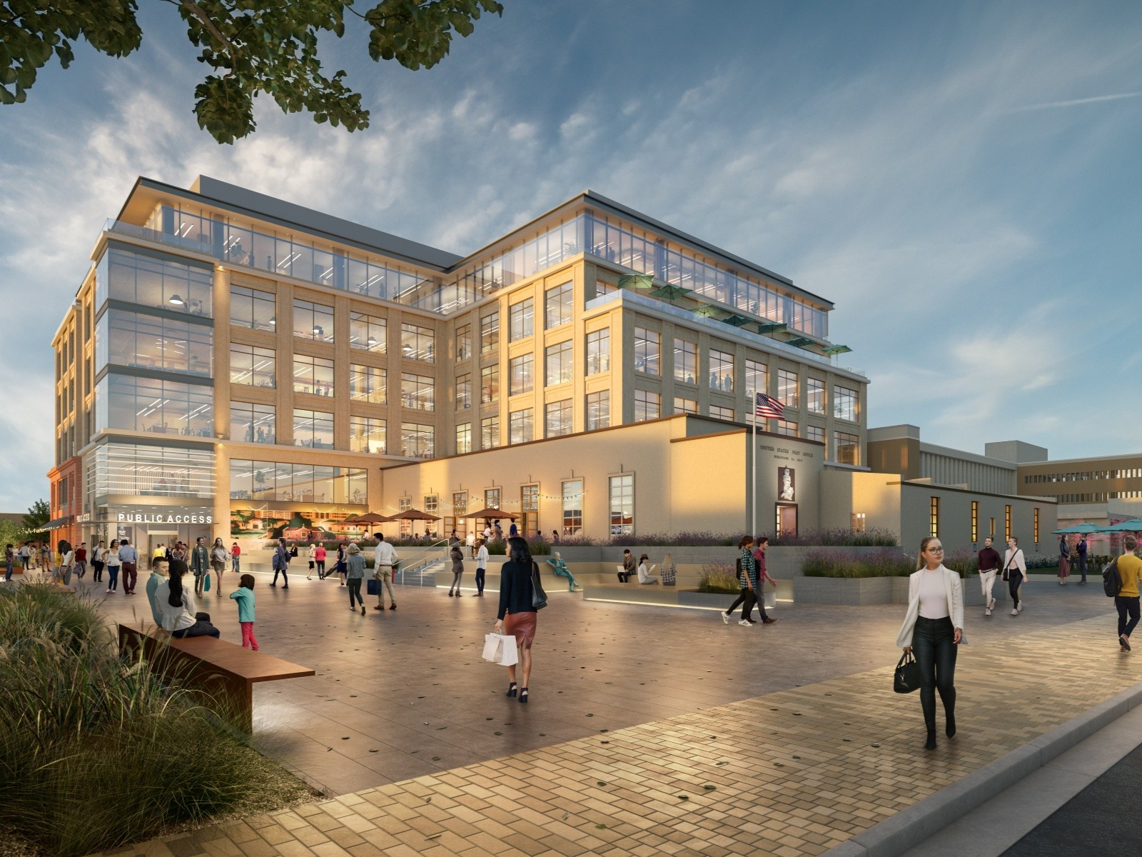 a rendering of 220 Park Road in Burlingame, Calif.