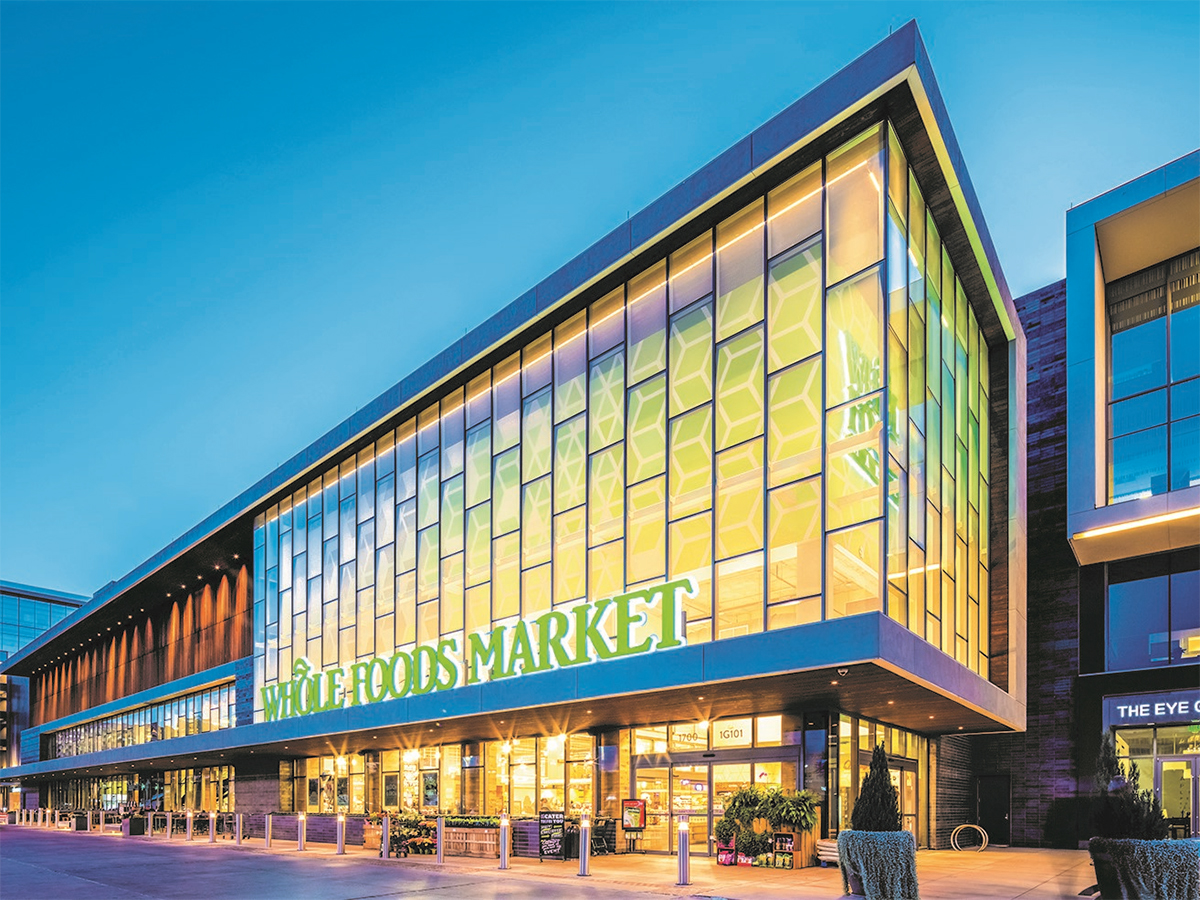 Whole Foods is the anchor tenant at BLVD Place, part of a 750,000-square-foot mixed-use district in Houston.
