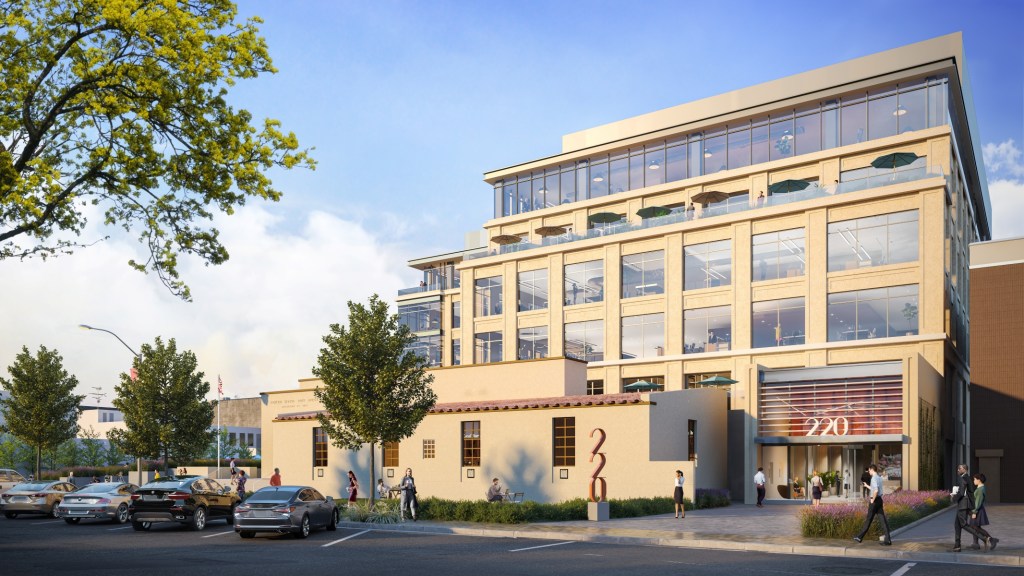 An outside rendering of 220 Park