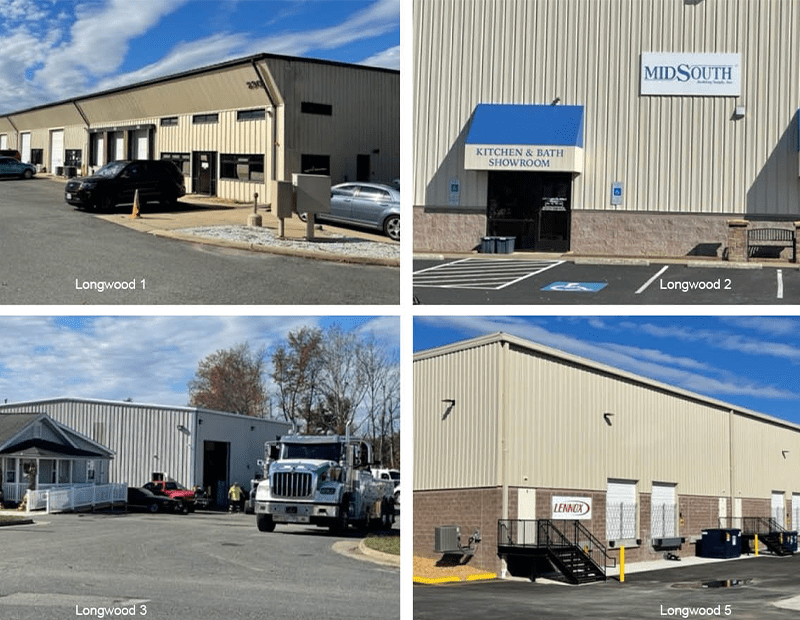 Collage of Longwood Portfolio buildings