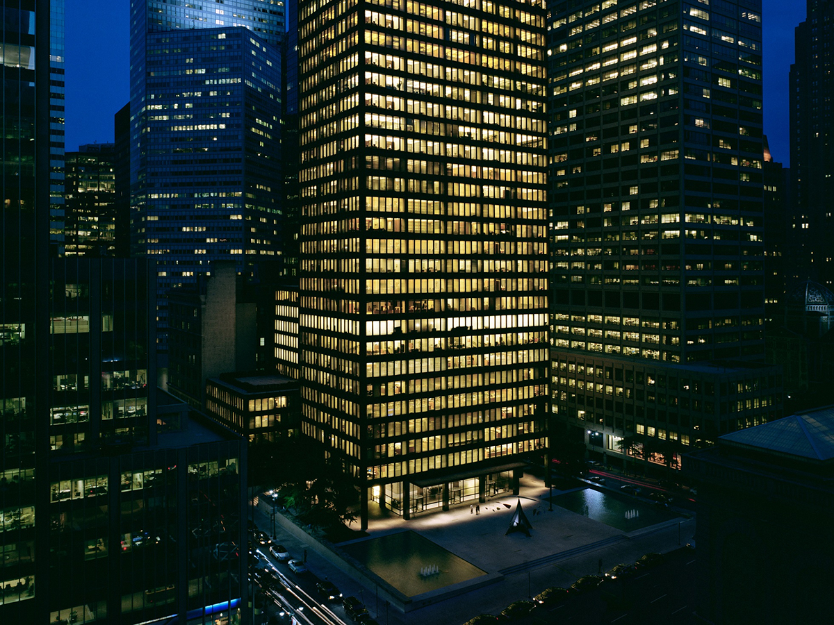 RFR Realty completed a string of refinancing for trophy office towers in Manhattan. Seagram Building (pictured), 17 State St. and 475 Fifth all received an infusion of new capital