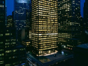 RFR Realty completed a string of refinancing for trophy office towers in Manhattan. Seagram Building (pictured), 17 State St. and 475 Fifth all received an infusion of new capital