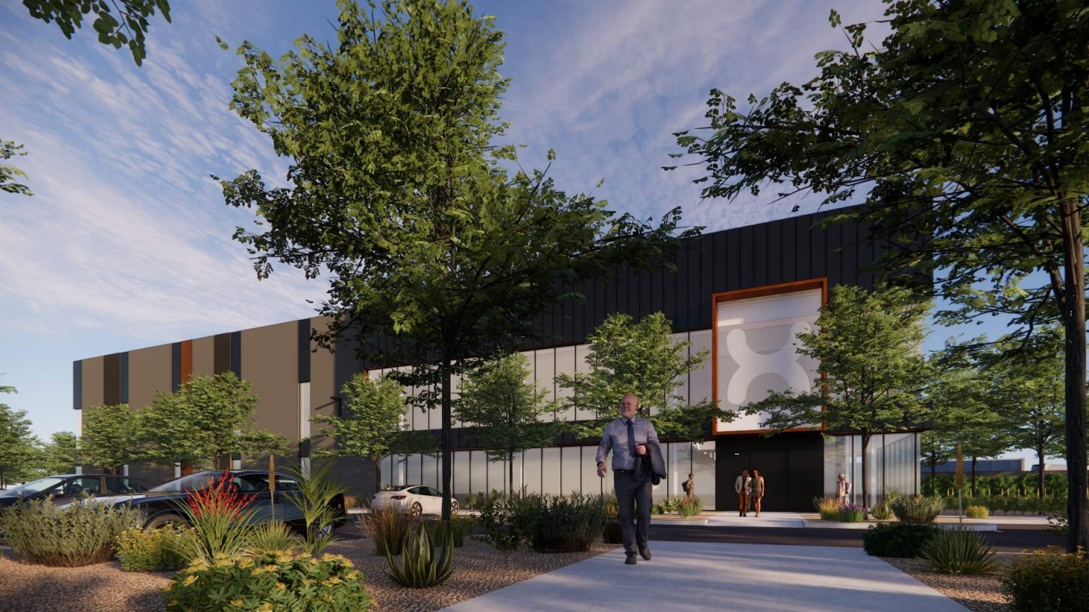 Rendering of XNRGY's manufacturing facility at 9019 E. Technology Way in Mesa, Ariz.