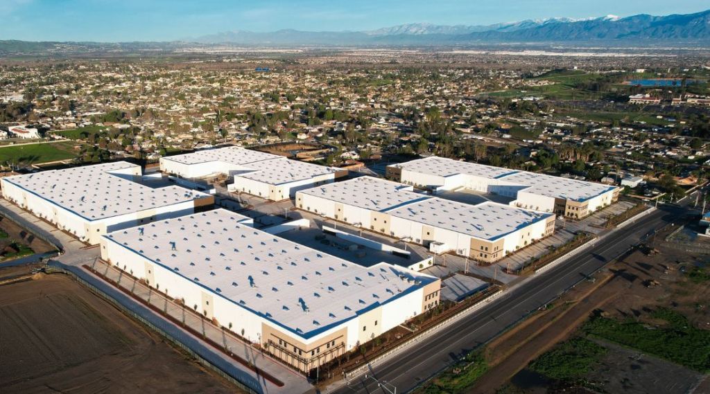 Aerial view of Palomino Ranch Business Park, Norco, Calif.