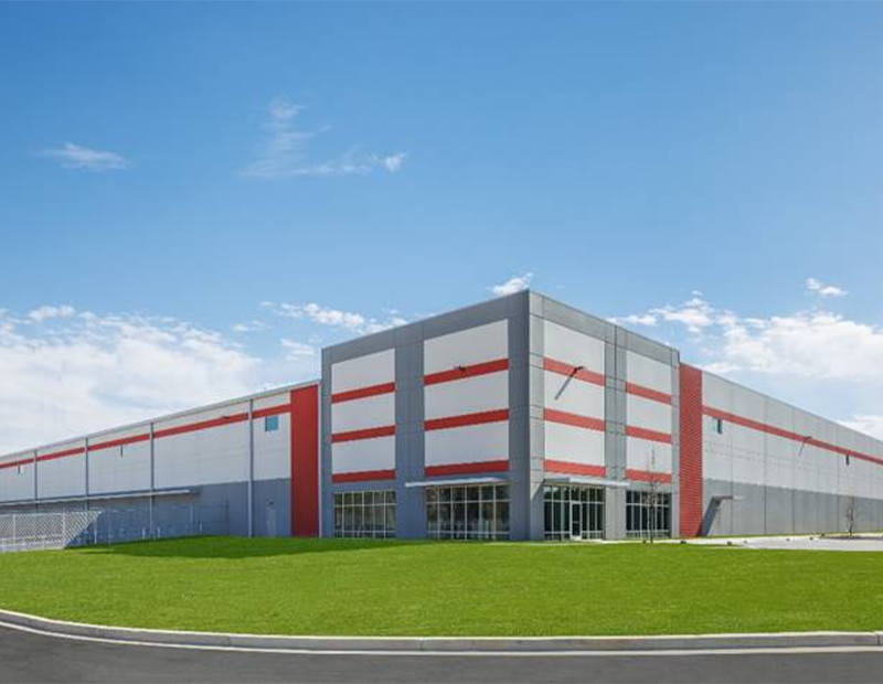 The new build-to-suit industrial building for RoadOne at 1932 Dawson Branch Extension in Summerville, S.C.