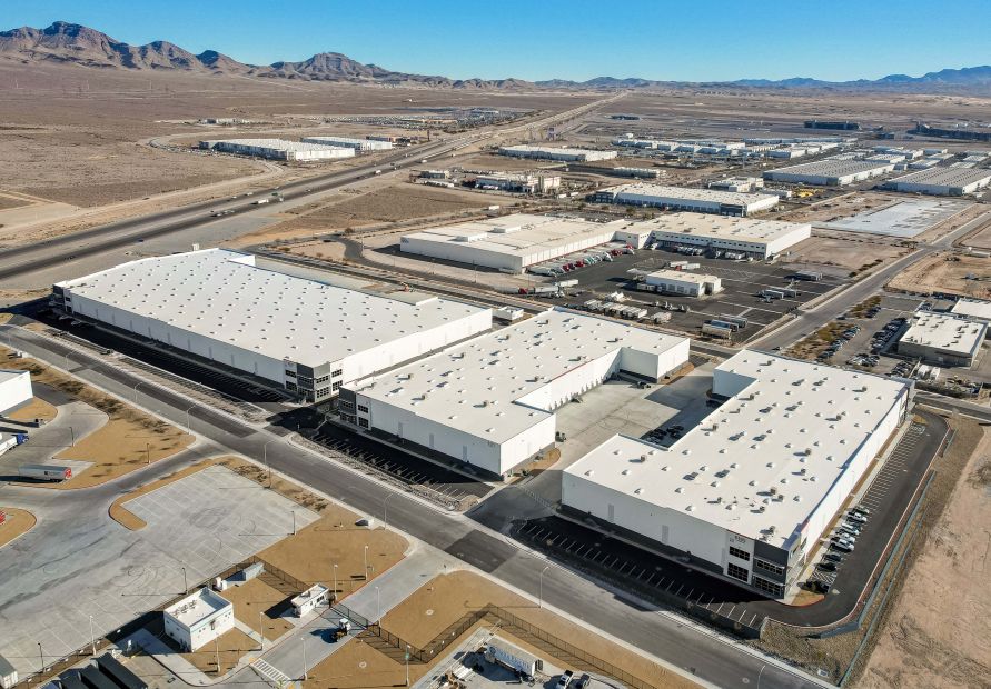 Aerial view of Tropical Logistics Phase 2, North Las Vegas, Nevada