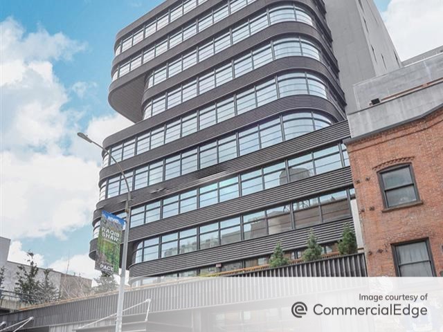 Exterior shot of 512 West 22nd St., a Manhattan office building.