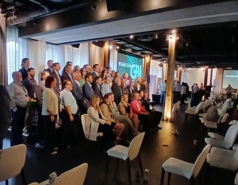 Crowd shot at the Green Buildings Initiative conference, May 2025