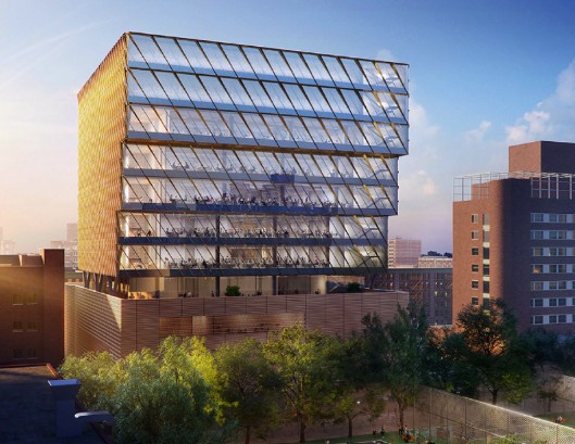 Rendering of the the building at 40 W. 137th St., a medical office project under construction in Manhattan.