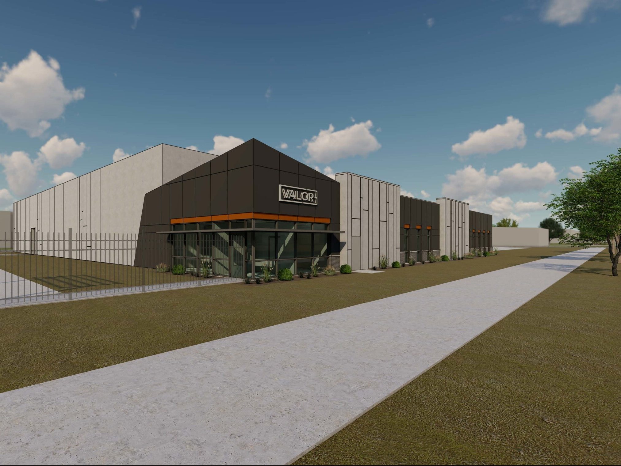 Rendering of the second ValorC3 data center in Boise, Idaho.
