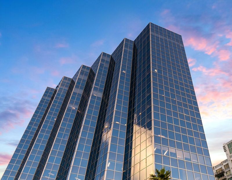 One Clearlake, a Class A office tower at 250 S. Australian Ave. in West Palm Beach, Fla.