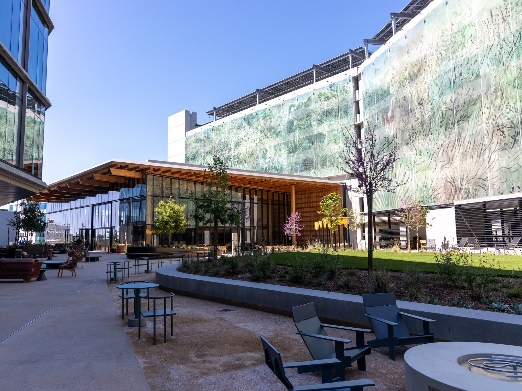 Exterior shot of Pacific Center, a life science campus in San Diego.
