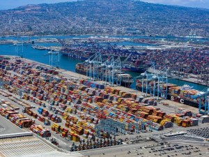 Pier 300 in the Port of Los Angeles