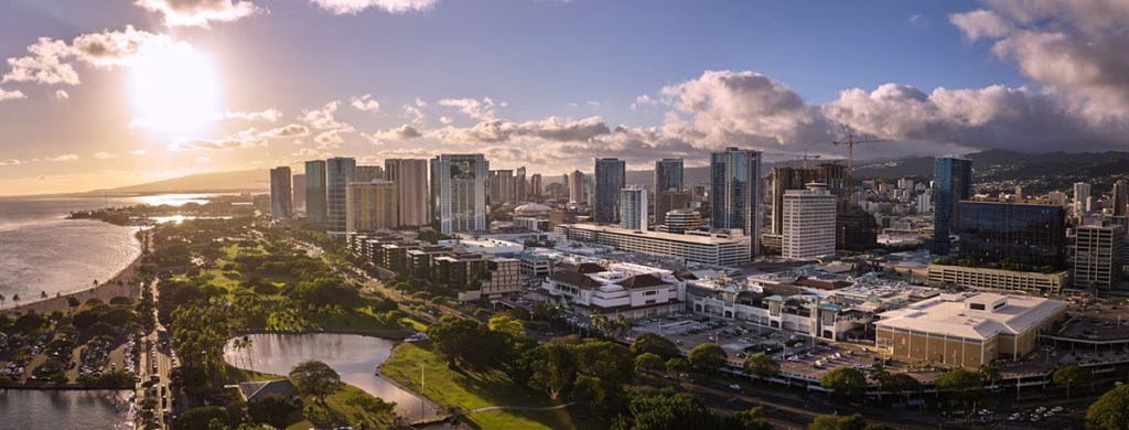 Ala Moana Pacific Center in Honolulu. Image courtesy of Brookfield Properties