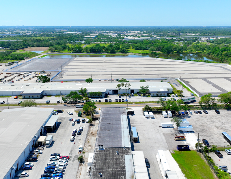 Industrial Outdoor Storage development in the Sunshine Industrial Park in Clearwater, Fla