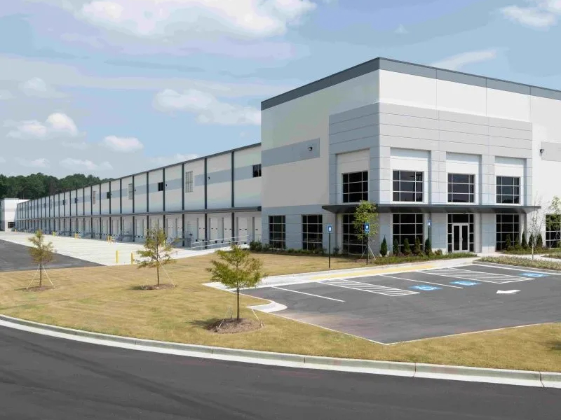 Warehouse at 3625 Royal S. Parkway, Atlanta that was part of Bixby's PGIM-refinanced collection earlier this year.