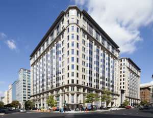Exterior of the District Center at 555 12th Street NW in Washington D.C.