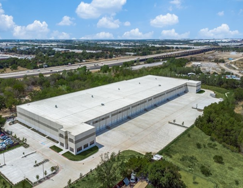 Industrial building at 804 W. Shady Grove Road in Grand Prairie, Texas