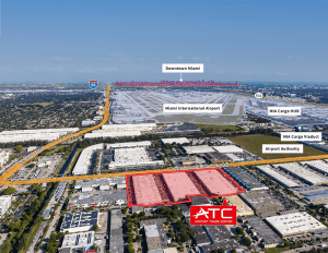 Airport Trade Center in Miami and its proximity to important locations in Miami.