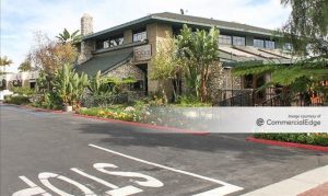 Exterior shot of Bridgecreek Business Park, a 110,100-square foot, seven-building office campus in Garden Grove, Calif.