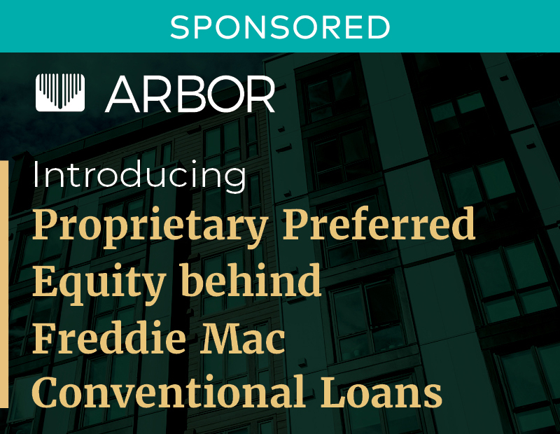 Arbor Launches Preferred Equity Product Behind Freddie Mac Loans