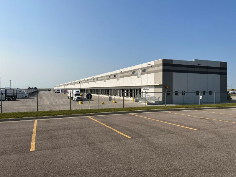 FedEx Ground facility at 1035 Commerce Park Drive, S.W., in Cedar Rapids, Iowa