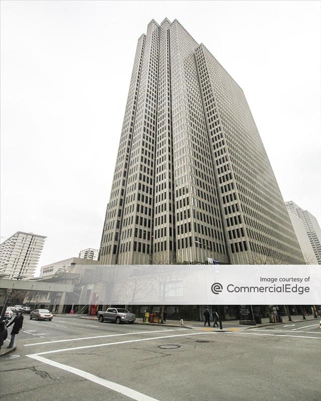 Exterior shot of the 832,030-square-foot, 45-story tower One Embarcadero Center, in San Francisco, Calif.